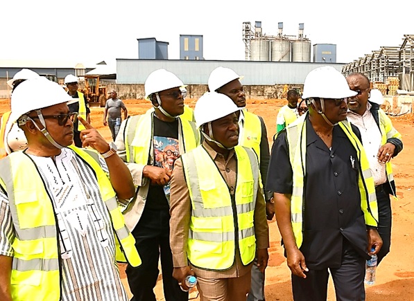 Lawmakers Tour LRA New Destination Inspection Site