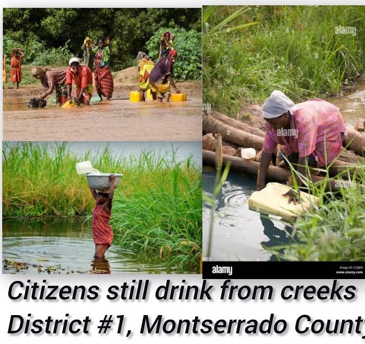 CITIZENS STILL DRINK FROM CREEKS AND UNTREATED WELLS