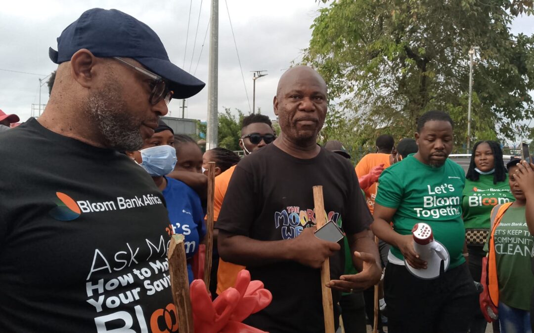 Bloom Bank Africa/MCC clean Monrovia