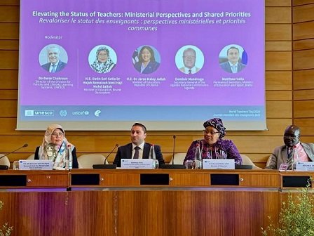 AT UNESCO PANEL: