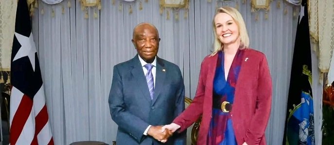 Boakai Receives New U.S. Chargé d’Affaires